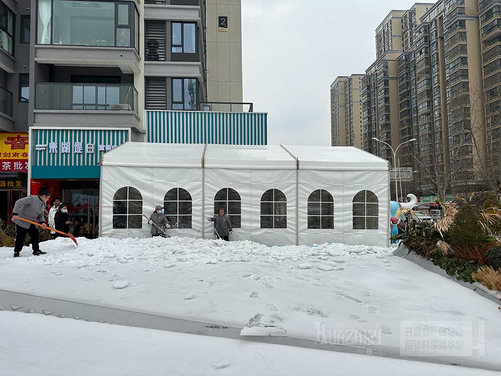 華之熠篷房租賃廠家講解清理篷房污物灰塵