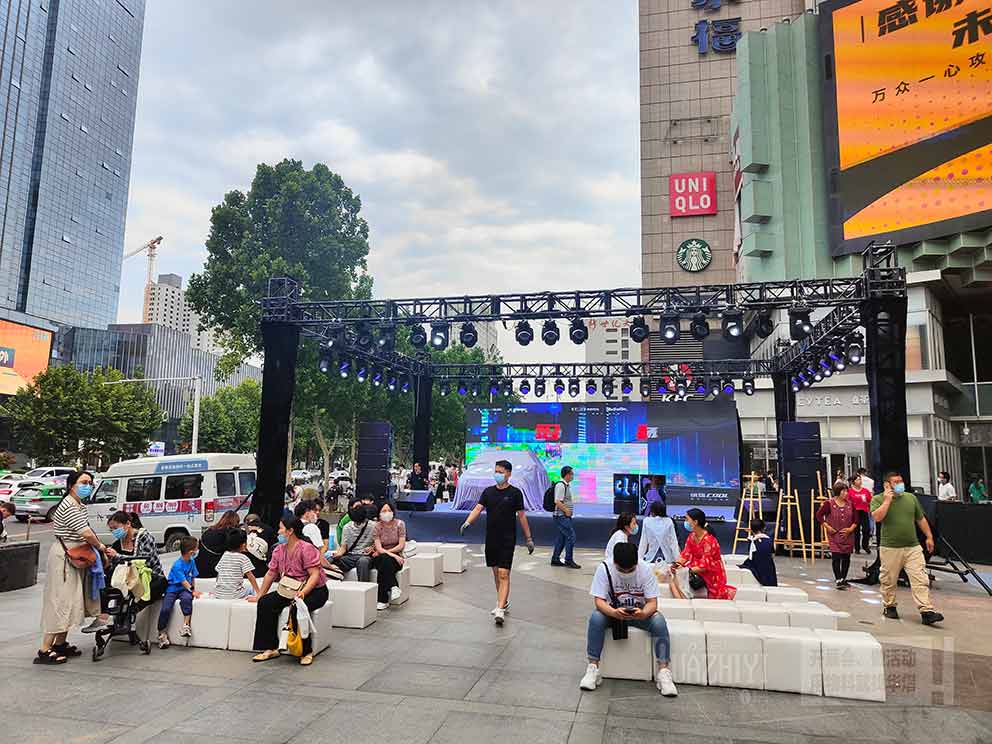 商場(chǎng)汽車品牌活動(dòng)現(xiàn)場(chǎng)租賃華熠雷亞架