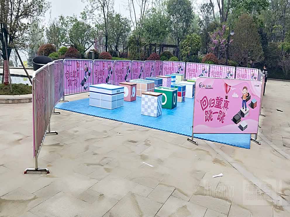 鐵馬護欄租賃助力童趣活動現(xiàn)場