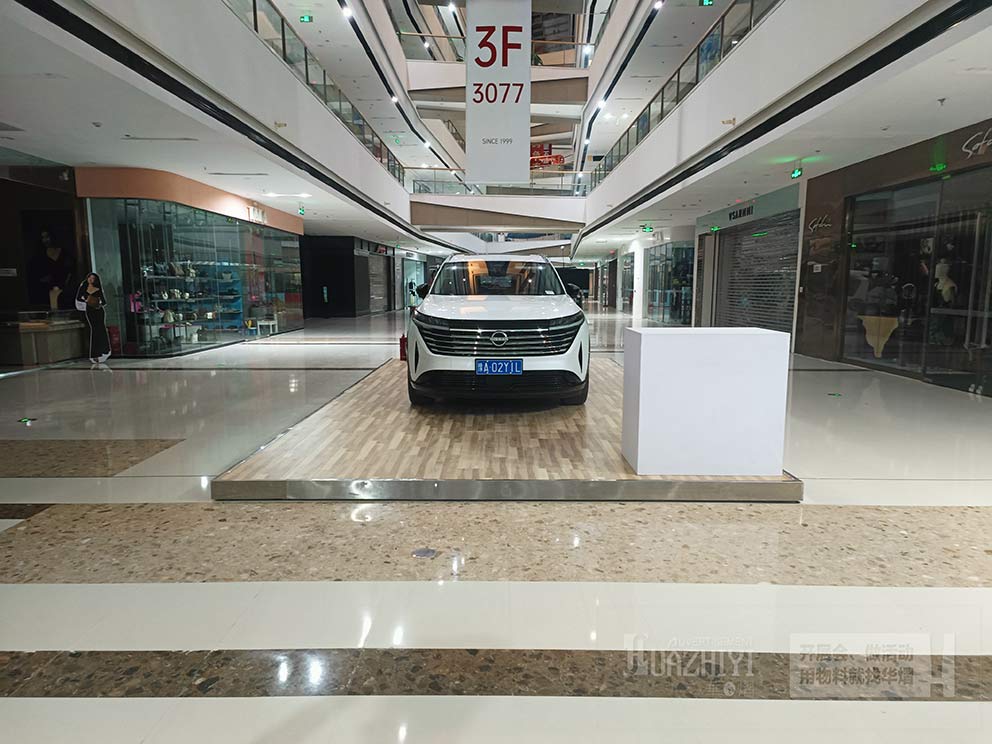 接待臺(tái)租賃公司華熠搭建車(chē)展地臺(tái)和接待臺(tái)