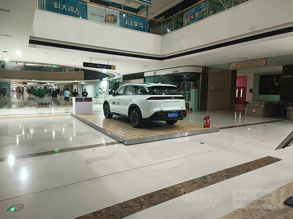 接待臺(tái)租賃公司華熠搭建車(chē)展地臺(tái)和接待臺(tái)