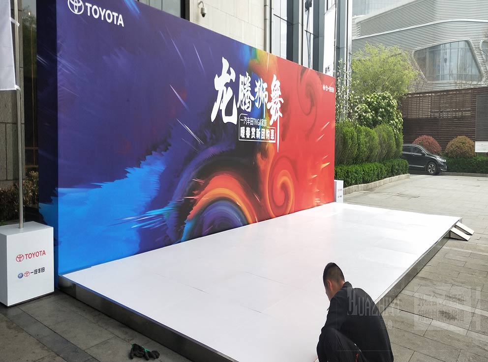 上車地臺布置租賃都有哪些省心之處？