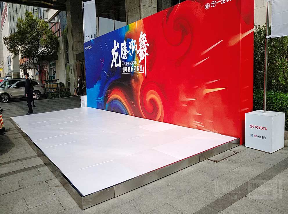 上車地臺布置租賃都有哪些省心之處？