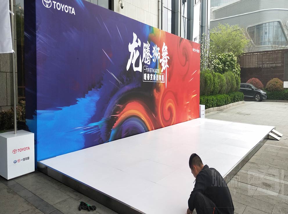 上車地臺布置租賃都有哪些省心之處？