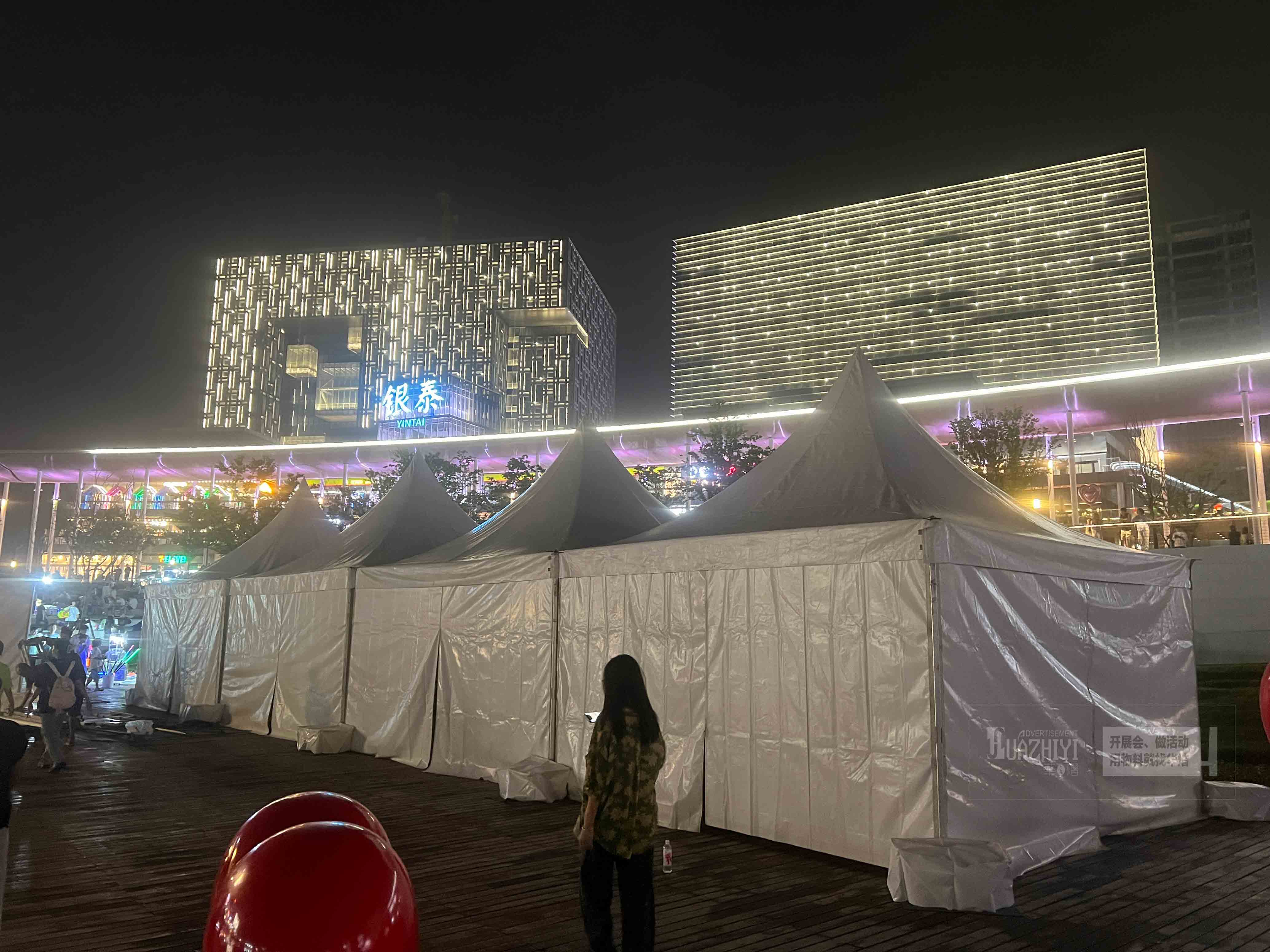 開封篷房出租廠家助力室外活動，搭建漂亮精致的尖頂篷房