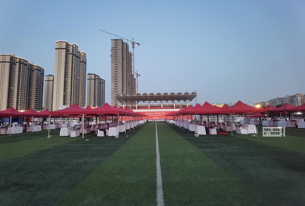 鄭州帳篷出租搭建開封水利大學(xué)畢業(yè)季就業(yè)雙選會(huì)現(xiàn)場