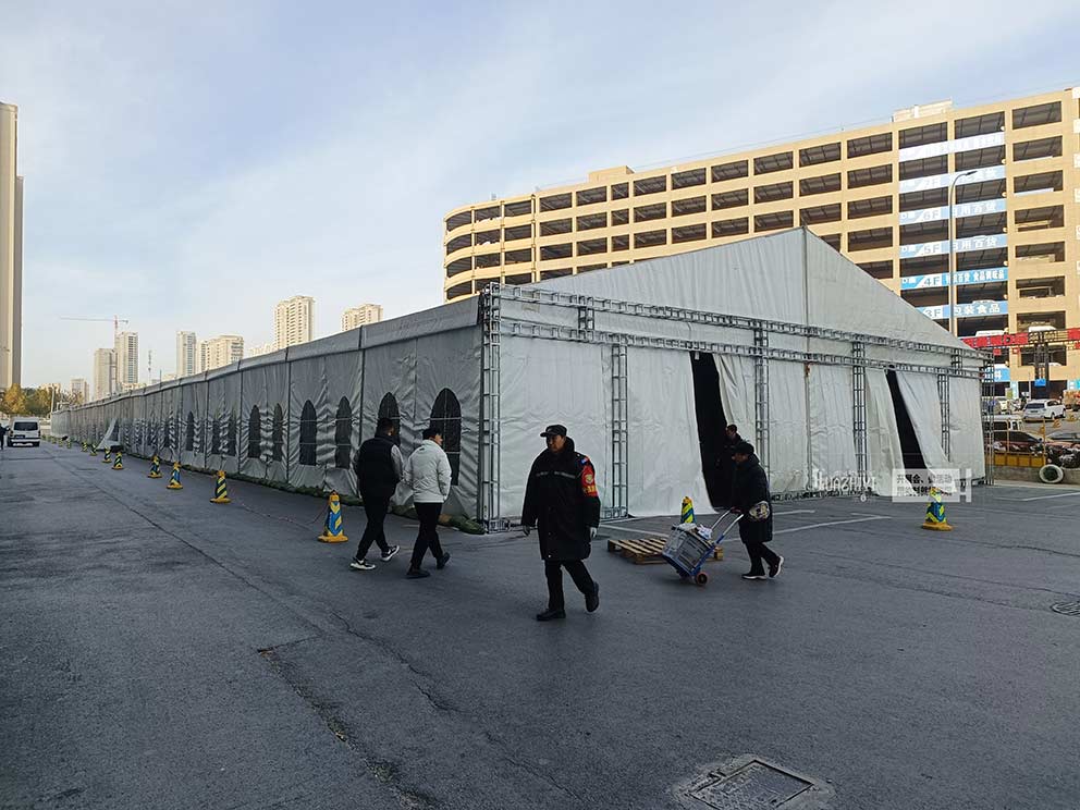 鄭州展銷會篷房租賃現(xiàn)身百榮年貨節(jié)現(xiàn)場