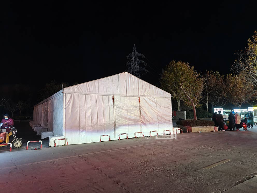 篷房租賃公司助力商丘永城俄羅斯商品特賣活動