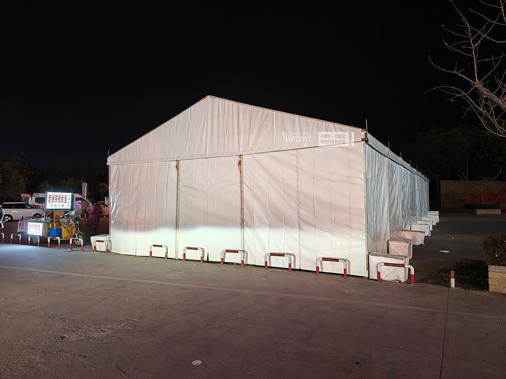 篷房租賃公司助力商丘永城俄羅斯商品特賣活動