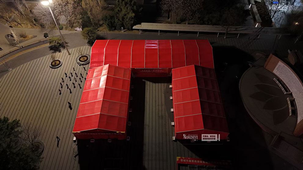 鄭州篷房租賃助力晉城首屆新春趕大集年貨節(jié)