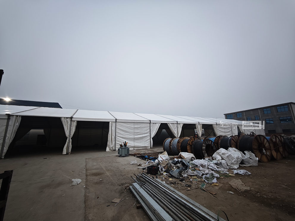 華熠篷房租賃公司搭建嵩縣臨時倉庫倉儲篷房