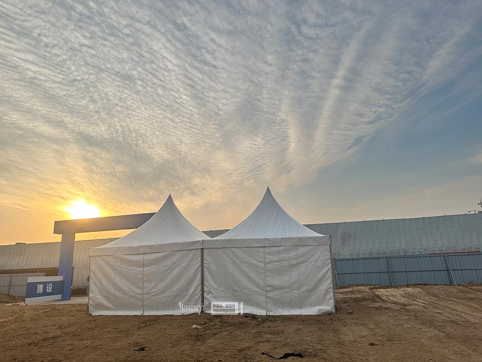 鋁合金四角尖頂篷房租賃3*3 5*5規(guī)格齊全