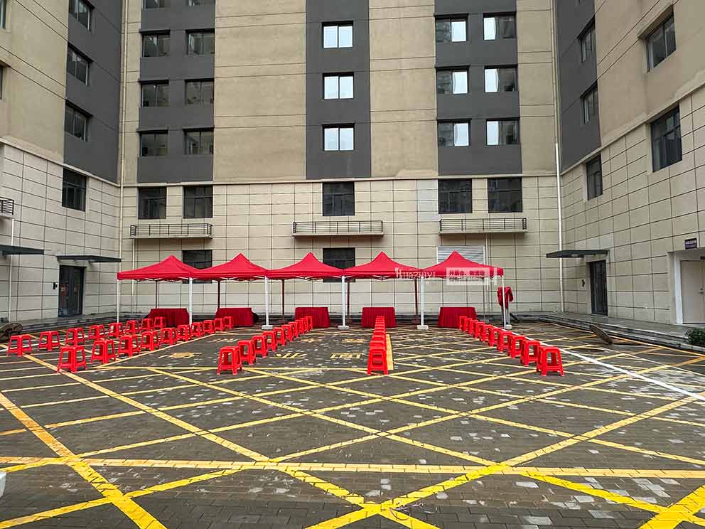 華熠帳篷出租現(xiàn)身鄭州豐產(chǎn)路交房會(huì)活動(dòng)